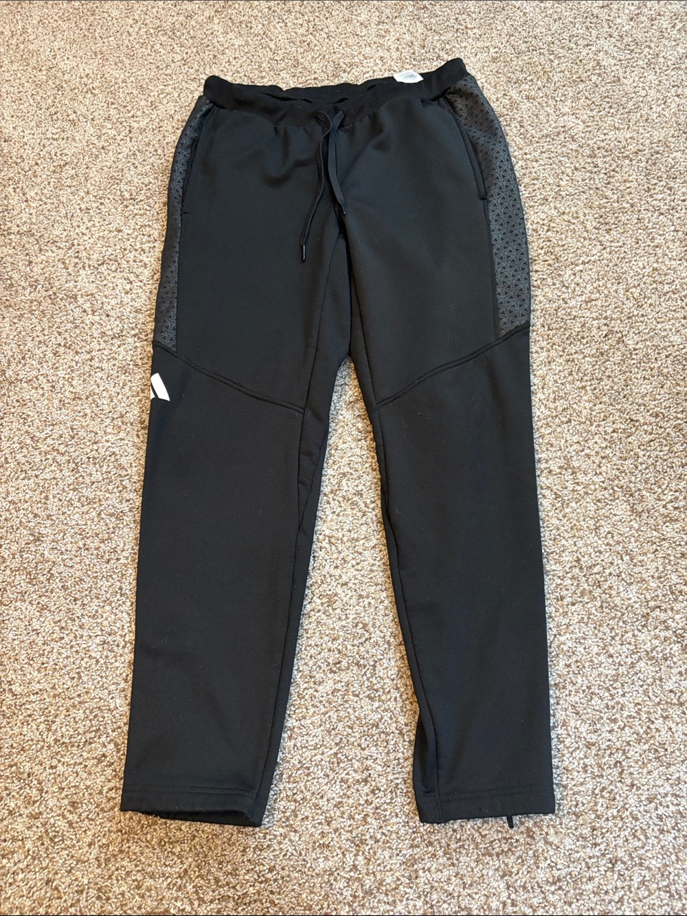 adidas Men's Black Training Joggers with Subtle Paneling